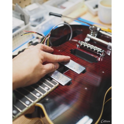 Pickguard, Pickup and Electronics Swap